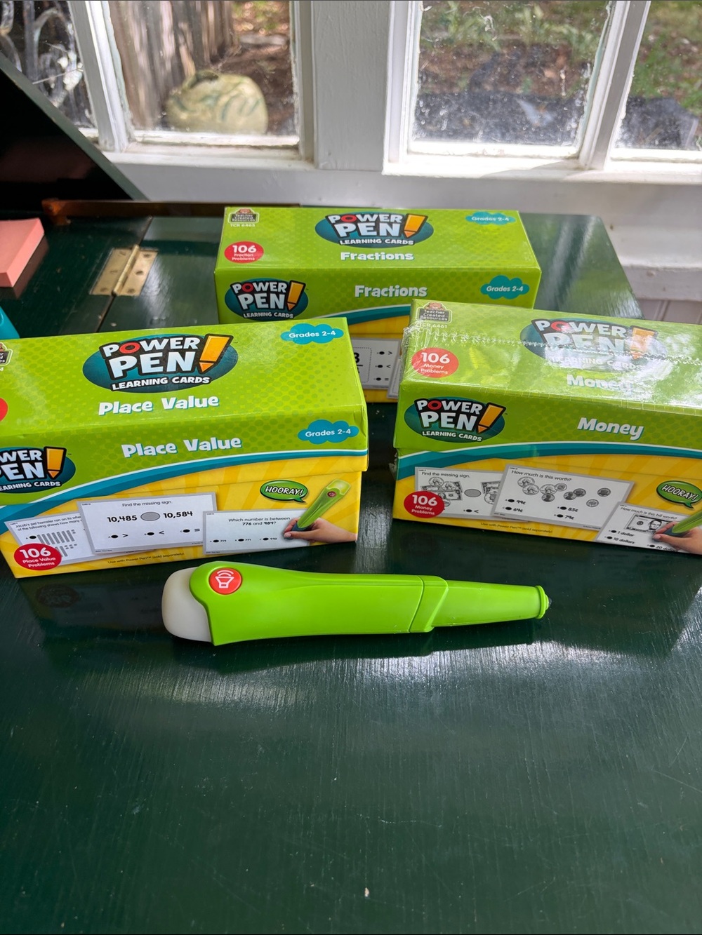 Flash cards, Power Pen Learning Cards 3 boxes with 1 pen